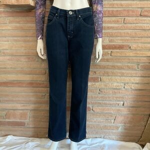 Lee Riders Indigo Straight Jeans Dark Wash Size 6